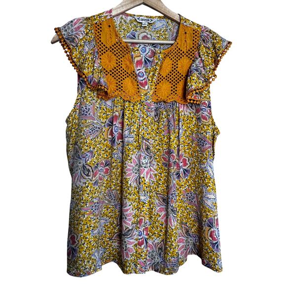 Nanette Lepore Medium Cap Sleeve Top - Picture 1 of 5